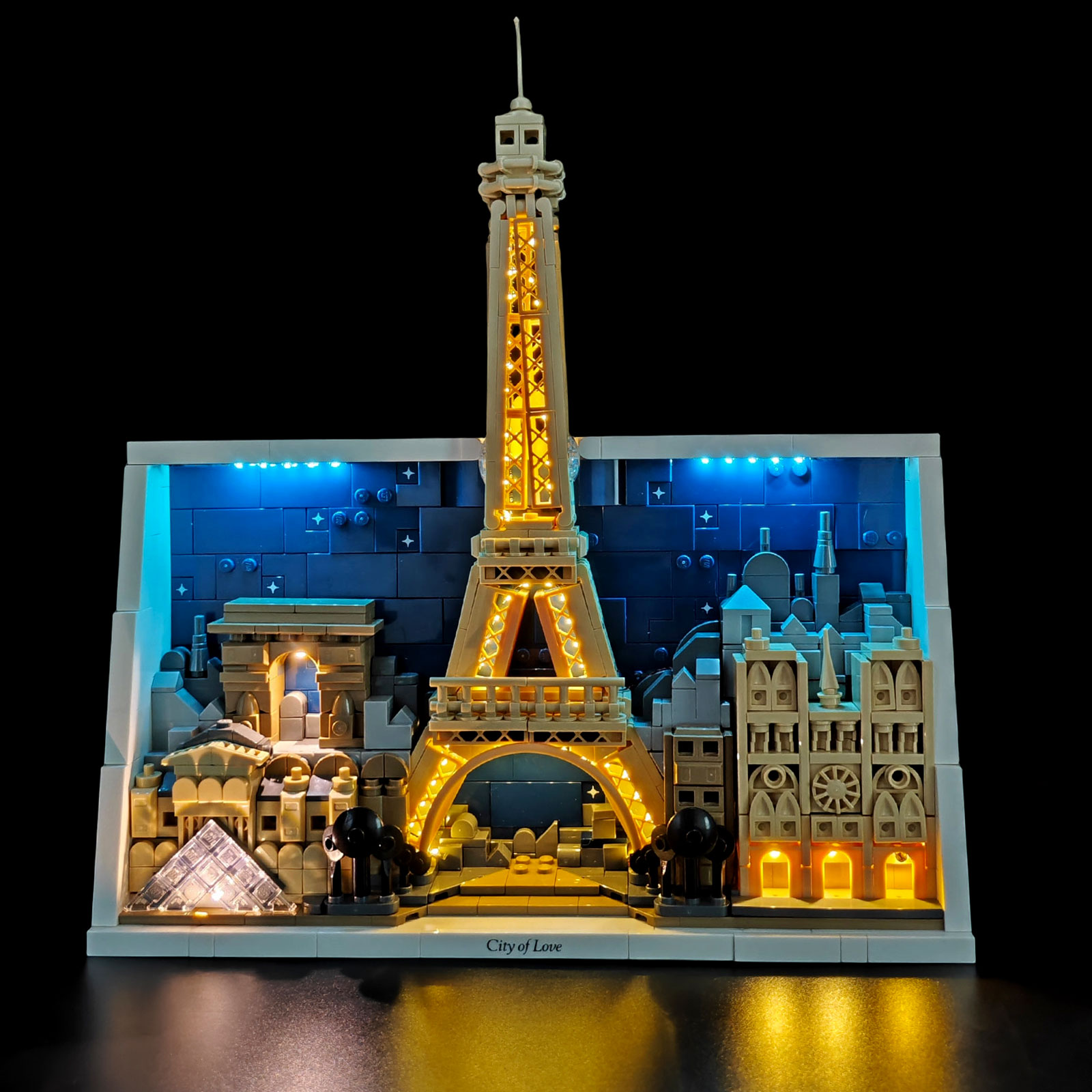 Lego Set City - مجموعة إضاءة LED من LYBMTWF متوافقة