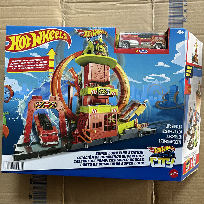 Hot Wheels Car Track Sets - مجموعة مسار سباق هوت ويلز ستيم