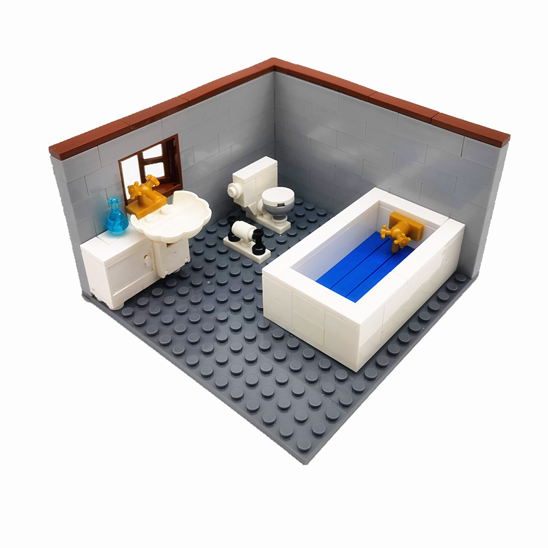 Lego Set Creator - كتل المدينة الكلاسيكية المتوافقة مع أثاث