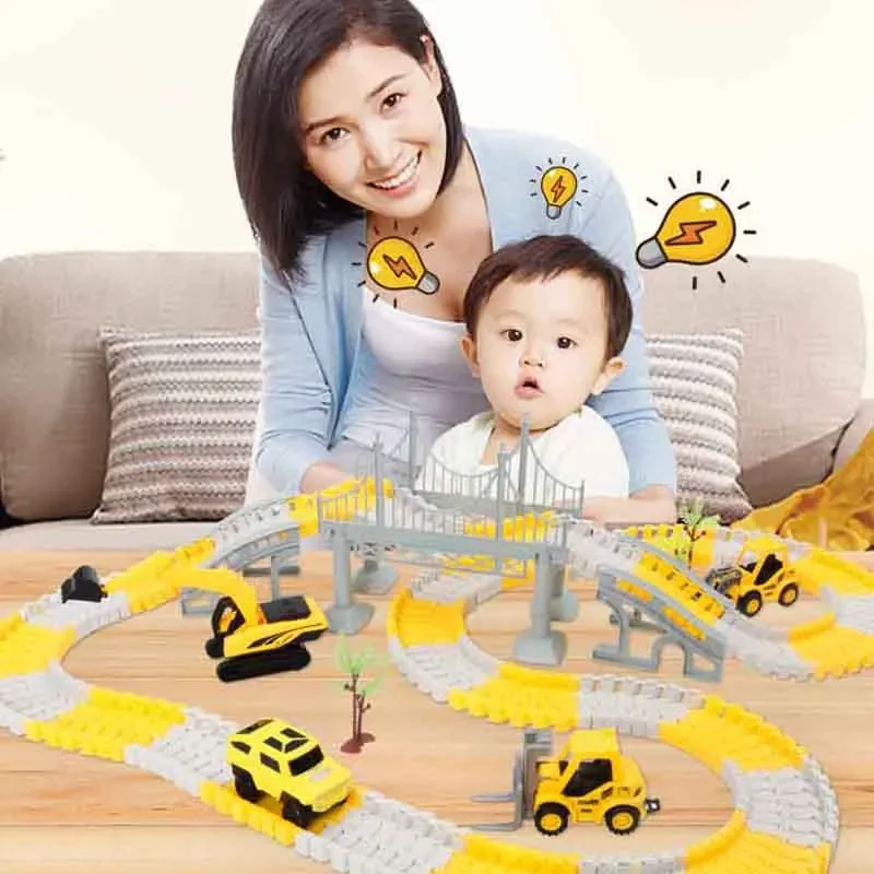 137-467 قطعة الأطفال لعبة مسار - مراجعة Hot Wheels Car Track Sets وسعره