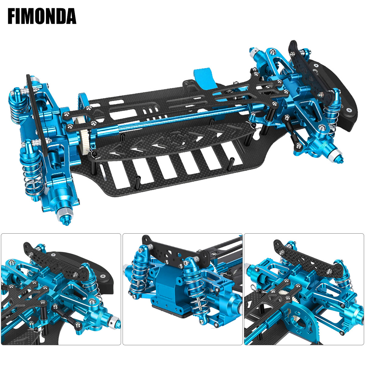 طقم هيكل من الألومنيوم وألياف  - مراجعة Tamiya Model Rc Car وسعره