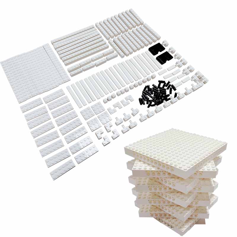 طقم إطار صور أبيض للرسم الفني  - مراجعة Lego Minifigure Holder وسعره